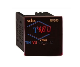 Đồng hồ đo điện áp Selec MV205 72x72mm