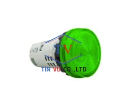 Đèn báo IDEC YW1P-1UQM3G 220V 22mm (xanh lá cây)