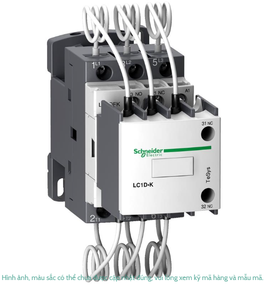 LC1DFKB7 - TeSys Deca, 12.5 kVAR at 400 V/50 Hz, coil 24 V AC 50/60 Hz