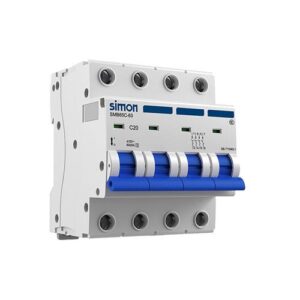Aptomat dòng cắt 6000A 4P SMB65C-63C16/4