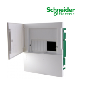 Tủ điện nhựa âm tường 18 đường cửa trắng MIP22118 Schneider