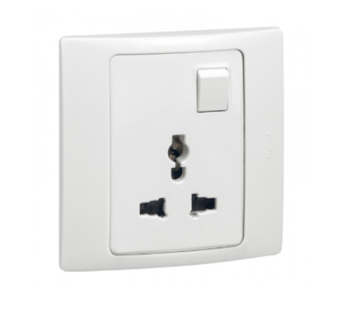 Ổ CẮM ĐƠN CÓ CÔNG TẮC HIMEL HWDPMFS