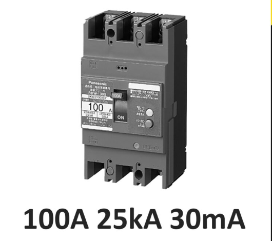 ELCB Panasonic 100A 30mA BKW21003KY 25kA
