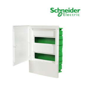 Tủ điện nhựa âm tường 24 đường cửa trắng MIP22212 Schneider