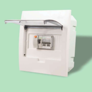 Tủ điện mặt nhựa đế nhựa chứa 2-4 modules