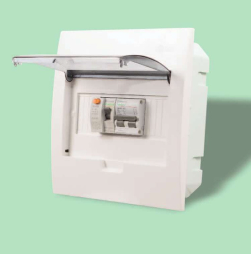 Tủ điện mặt nhựa đế nhựa chứa 2-4 modules