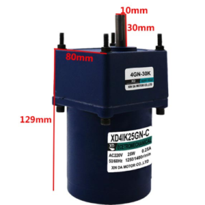 Motor AC giảm tốc 25W (50 vòng - 100 vòng)