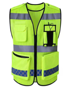 Áo lưới cảnh sát giao thông phản quang 3 đường ngang đẹp