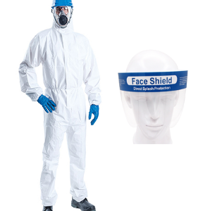 Bộ phòng dịch Vin-2000 kết hợp kính face shield Nhật Quang