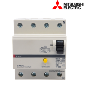RCCB BV-D 4P 25A 300mA Mitsubishi Cầu dao chống dòng rò