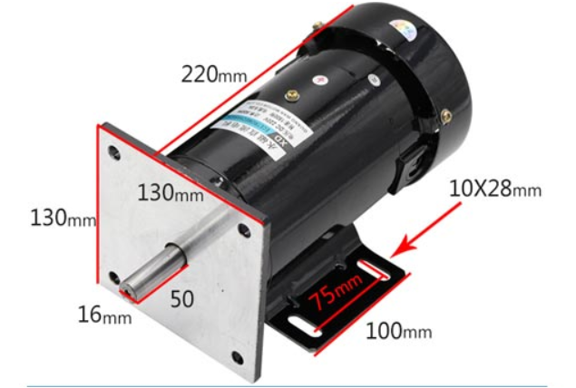 Động cơ DC chổi than - 220V - 500W tốc độ cao