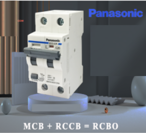 BBDE20631CNV 6A 30mA 6kA Cầu Dao Chống Giật RCBO PANASONIC 1P+N